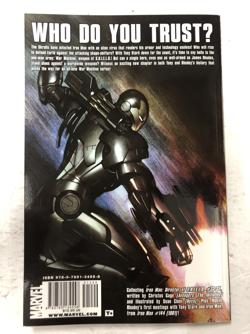 Secret Invasion War Machine By Christos Gage (2009) TPB Marvel Comics