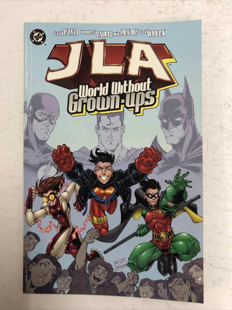 JLA World Without Grown Ups By Todd Dezago (1998) TPB DC Comics