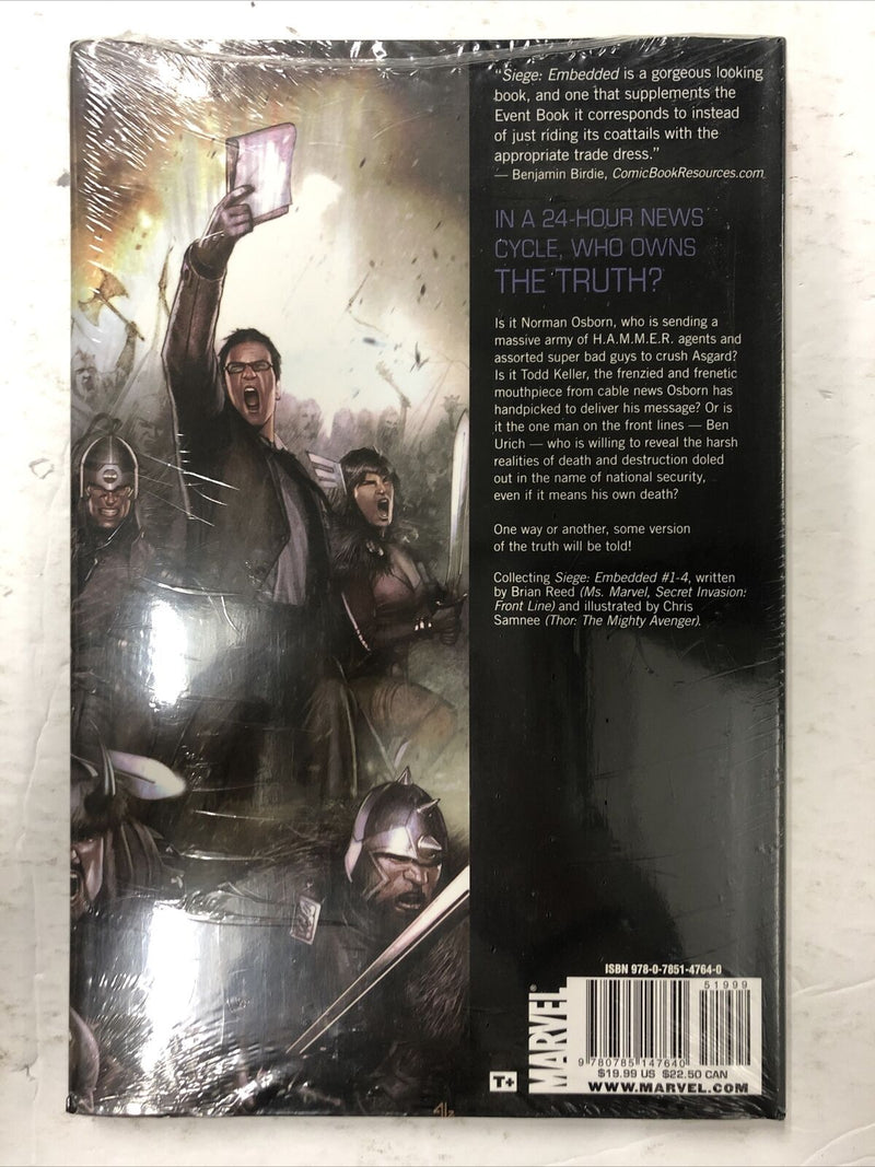 Siege Avengers Embedded By Brian Reed (2010) HC Marvel Comics