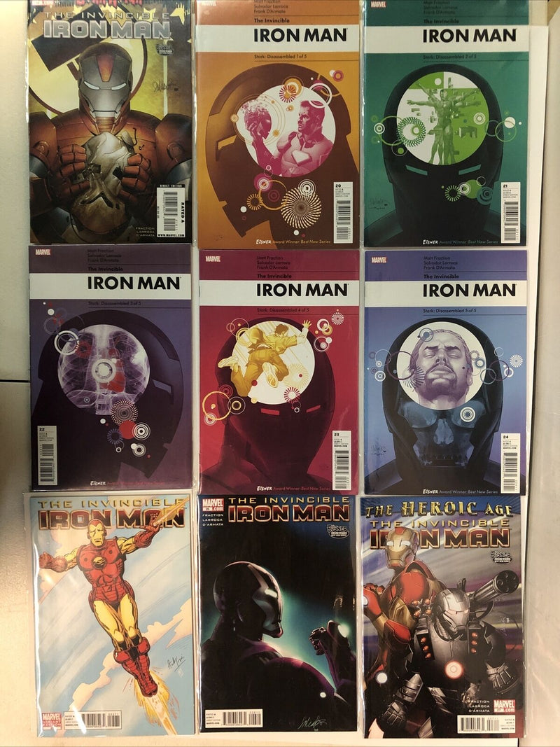 The Invincible Iron Man (2008) Complete Set # 1-33 & Annual # 1 (VF/NM) Marvel