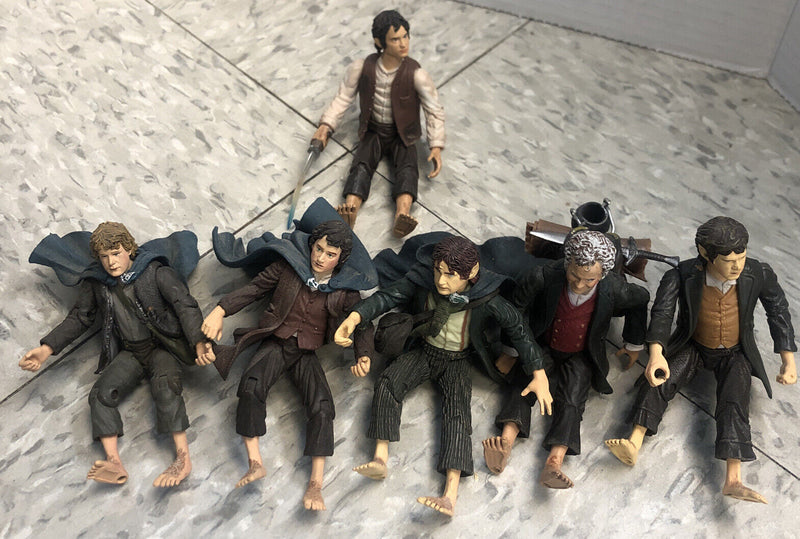 Lord Of The Rings (2002) Action Assorted Figures Lot of 6 Marvel