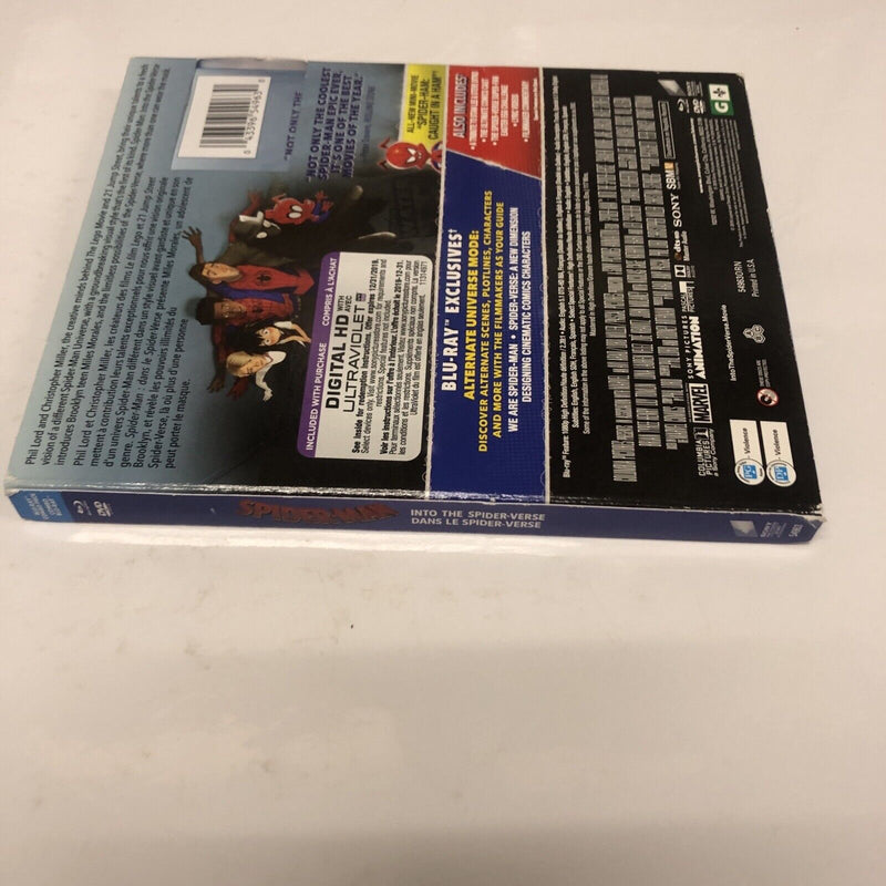 Spider-Man: Into the Spider-Verse (2018) Blu-ray/DVD • 2-Disc Set