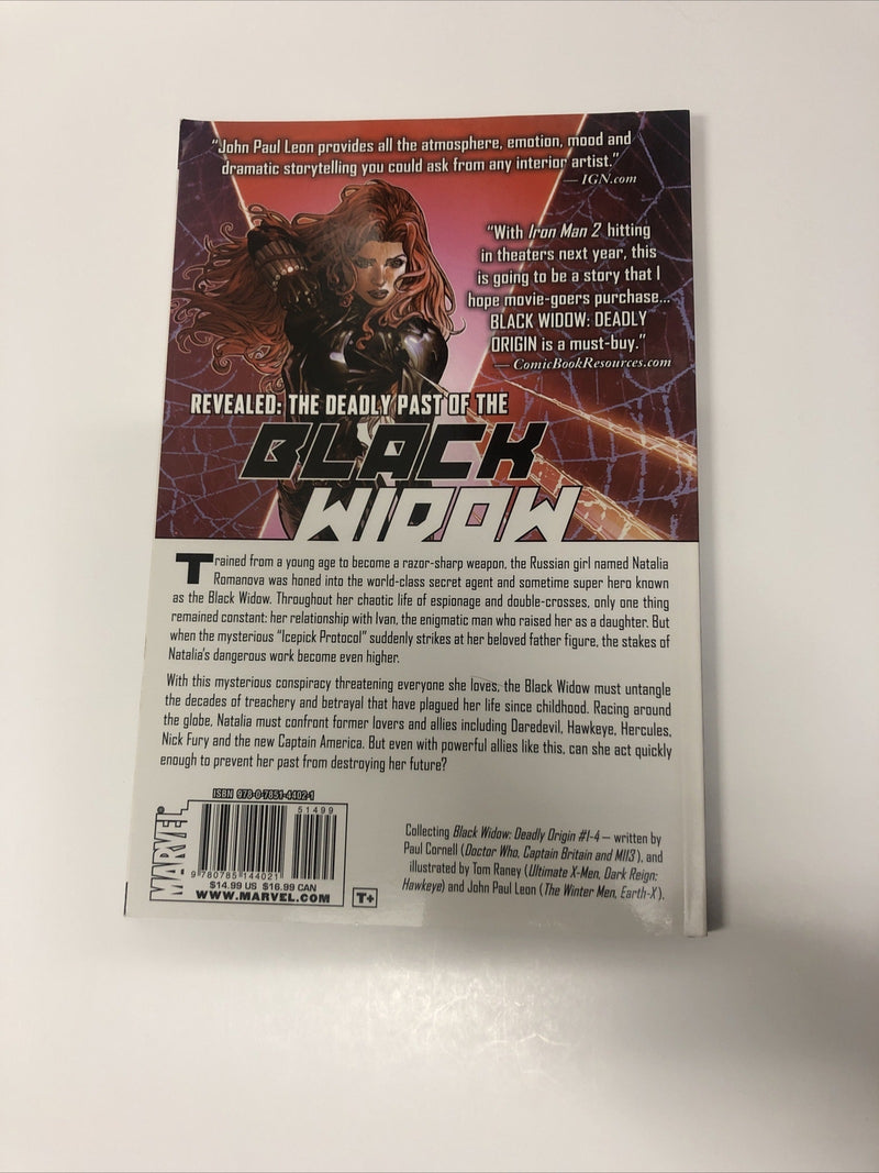 Black Widow (2010) TPB Marvel Comics Paul Cornell•Tom Raney•John Paul Leon