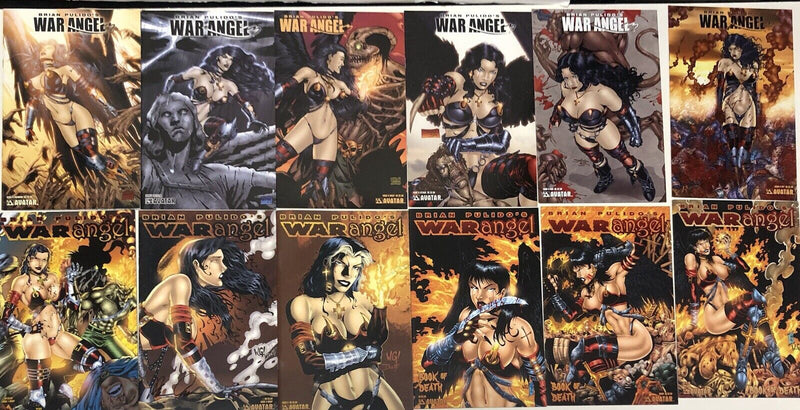 Brian Pulido’a War Angel (2007) Complete Set Of 12 Issues (VF/NM) Avatar Comics