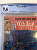 Machine Man (1984)#v2 #1 (CGC 9.6 WP) Tom DeFalco | Barry Windsor-smith Cover