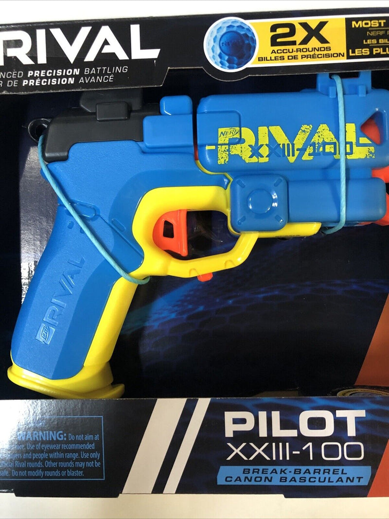 Nerf Rival  (2023) Hasbro • Pilot XXIII-100 14+ Years • Blue And Yellow • Barrel