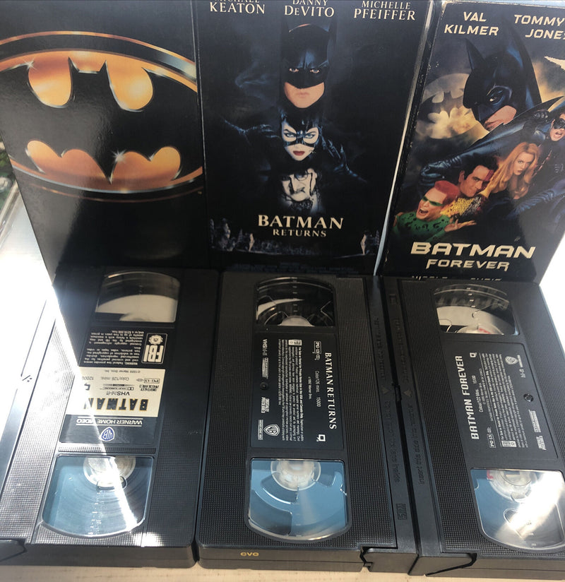 Batman (1989-1995)Lot: Batman - Batman Return’s - Batman Forever VHS