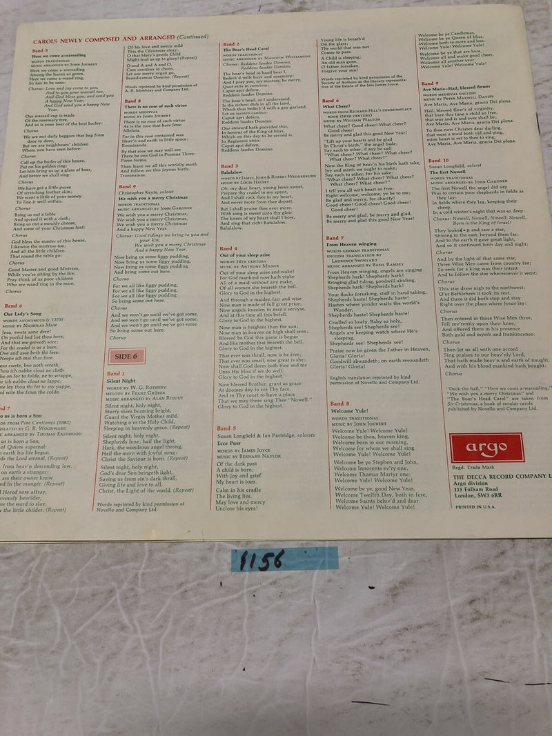 A Celebration Of Christmas Music Across The Years  Triple Box Set Of LP Albums
