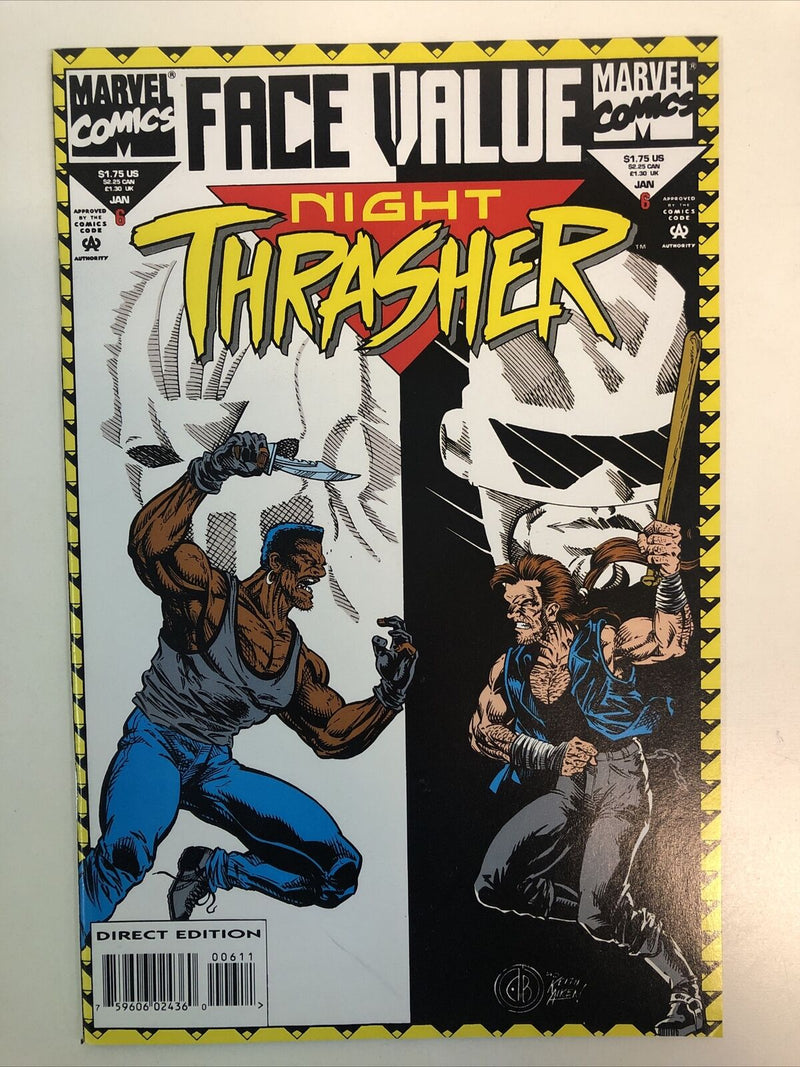 Night Thrasher (1993) Set # 1-21 & Four Control #1-4 (VF/NM) Missing # 11-12-18