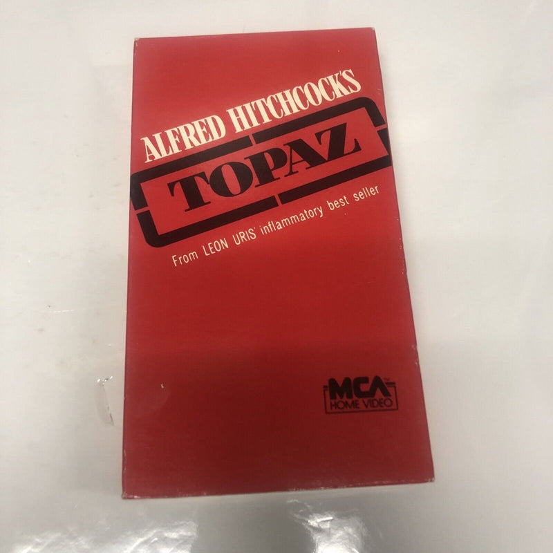 Topaz (1985) VHS Alfred Hitchcock • MCA Home Video • Leon Uris Spy Novel