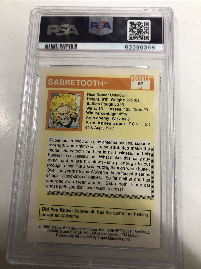 1990 Marvel Universe Magneto Hologram