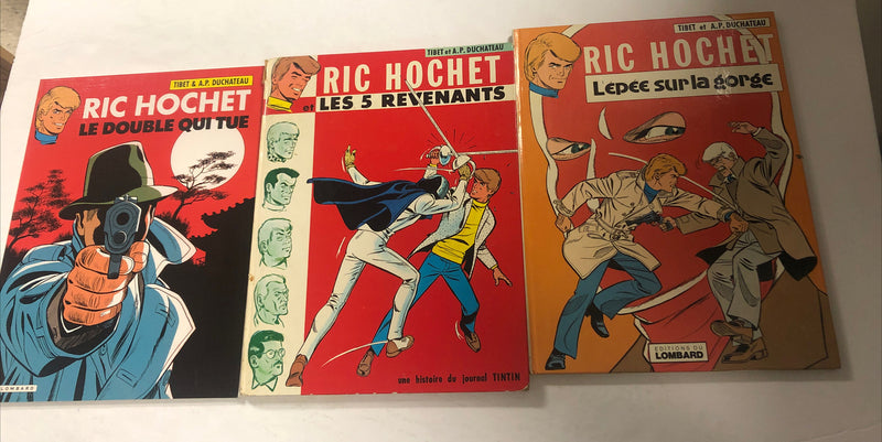 Collection Ric Hochet (1970) Le Lombard TPB HC A.P. Duchateau (French)