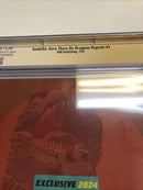 Godzilla:Here There Be Dragons Reprint (2024) 1 (CGC 9.8) Signed Tieri* Panosian