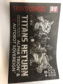 Transformers Titans return Autobot Alpha Trion & Sovereign (2015) Complete Mint