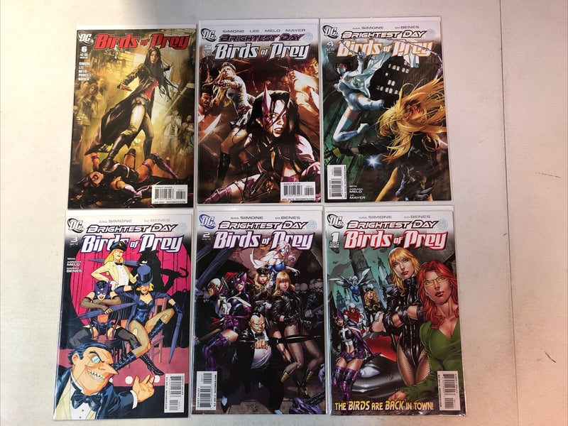 Birds Of Prey (2010) #1-15 (VF/NM) Complete Set Artgerm cover art #7 8 9 10 11