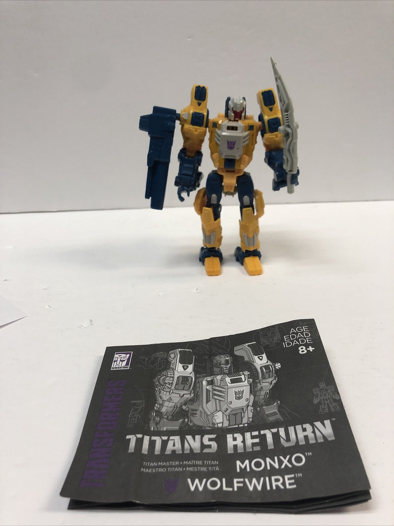 Transformers Titans Return Monxo & Wolfwire(2015) Complete Mint w/instructions