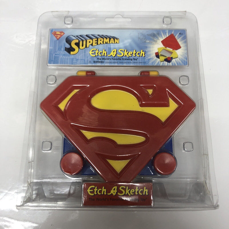 Superman • Etch & Sketch • The World’s Favorite Drawing Toy • Warner Bros.