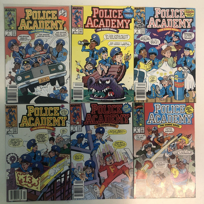 Police Academy: The Comic Book (1989) Complete Set