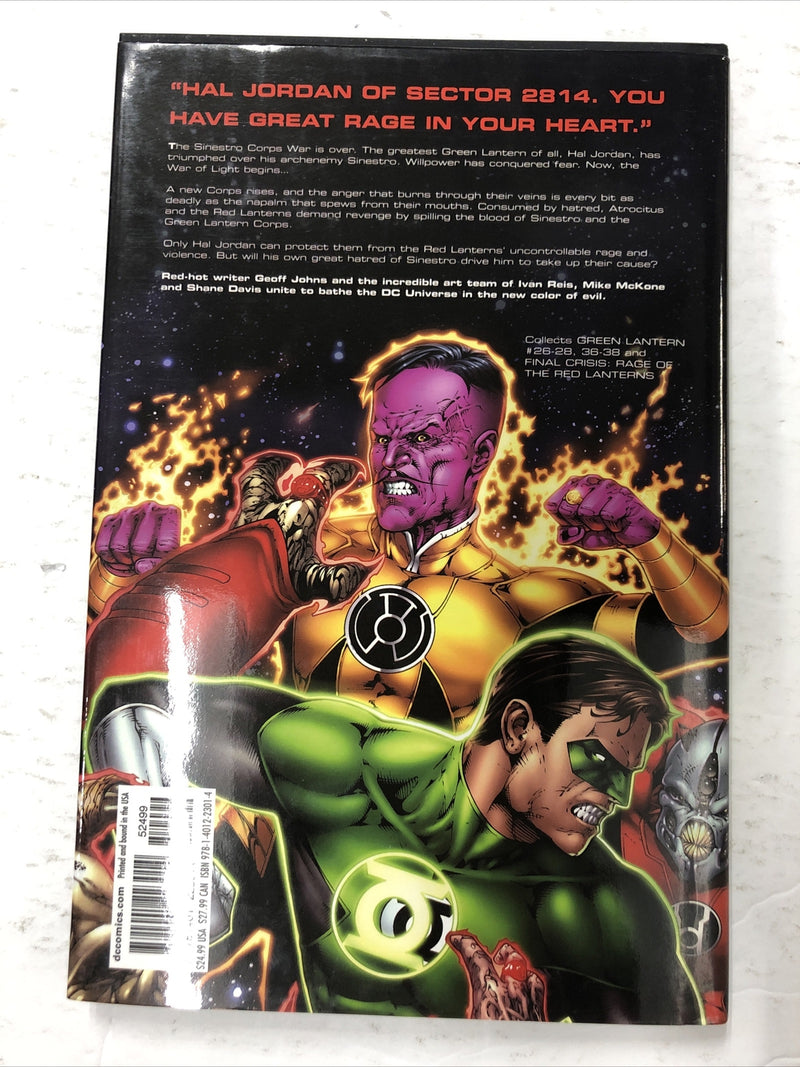 Green Lantern: Rage Of The Red Planet By Geoff Johns (2009) HC DC Comics