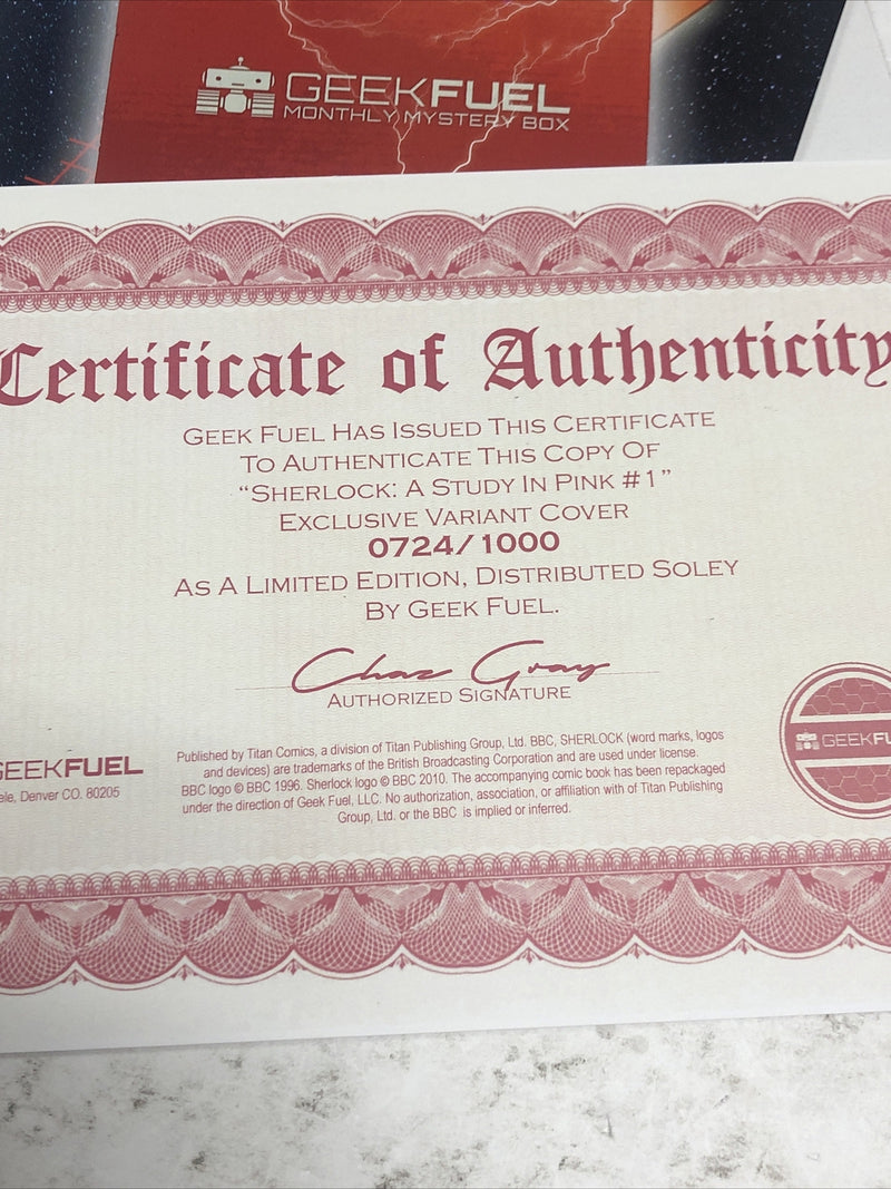 Sherlock A Study In Pink (2016)