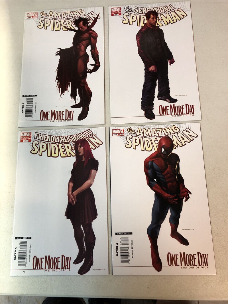 One More Day storyline (2007) Complete Set Amazing Spider-Man 544 545 + 2 more