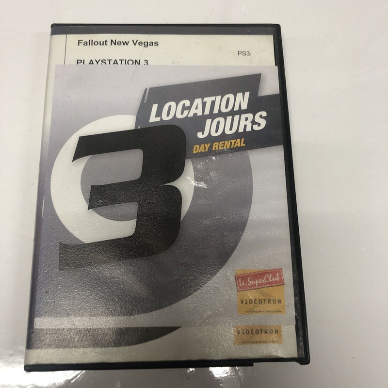 Location Jours • Day Rental (2010) • Vidéotron • Ps3 • Fallout New Vegas