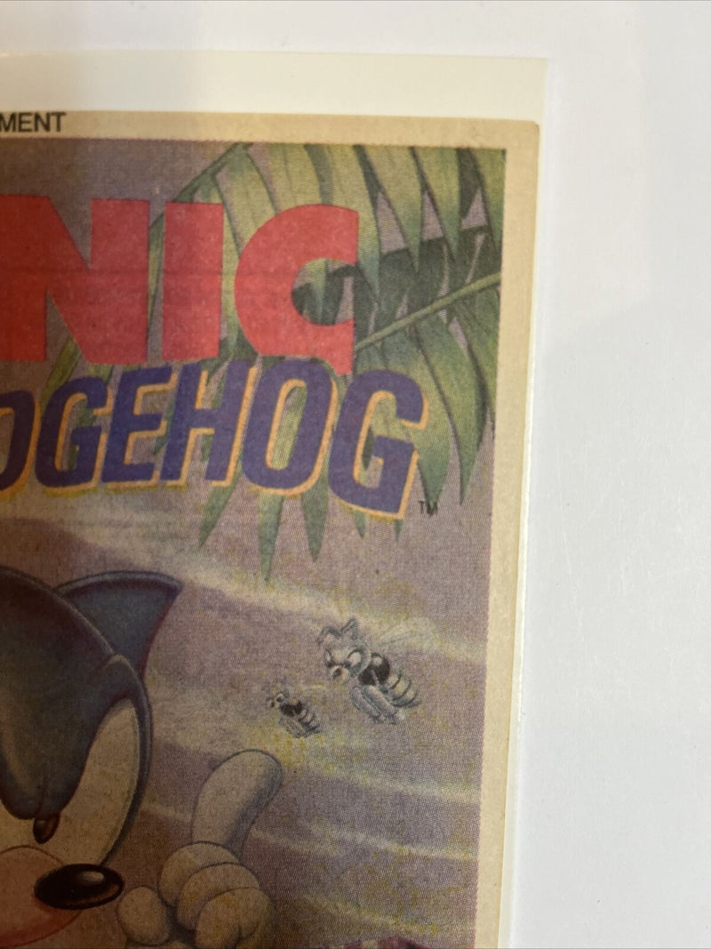 Sonic The Hedgehog (1991)(NM) Promotional 16 PG Sega Genesis Advertisement Comic