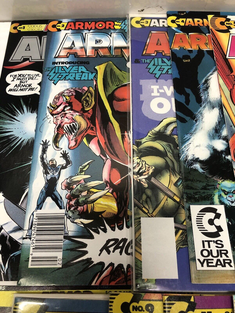 Armor (1992) Set Issue # 1-13 Missing Issue # 10 Continuity Comics • Peter Stone