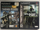 socom combined assault ,Splinter cell Stealth Action Redefined game bundle ps2