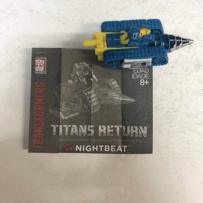 Transformers Generations Titans Return Titan Master NIGHTBEAT 2015 Complete Mint