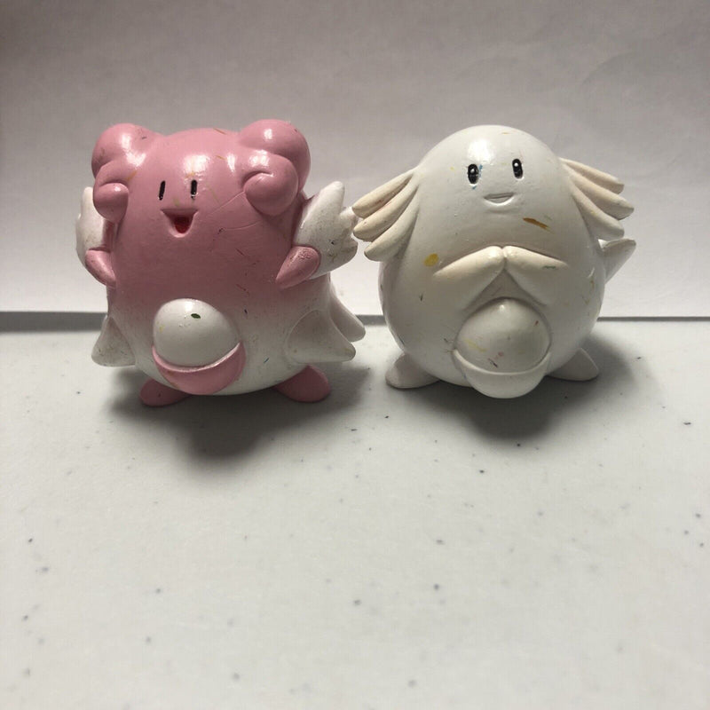 Vintage Pokemon TOMY CGTSJ Chansey Blissey PVC Figure Lot 1999 Nintendo