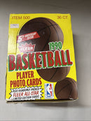 1990-91 Fleer Basketball Card Wax Pack Box NBA Michael Jordan 36 packs