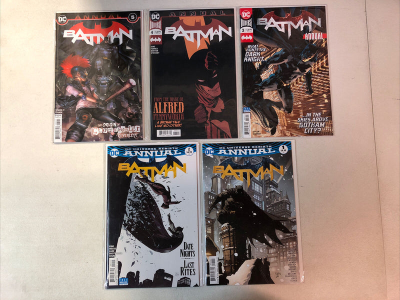 Batman Annual #8-28, New 52 #1-4, Universe #1-5, 80-Page Giants (NM) Set Lot Run