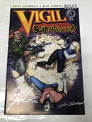 Vigil Scattershots (1997) (VF/NM) Variant Signed Mike Iverson • Avrin Loudermilk