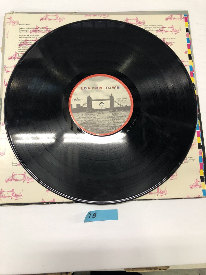 Wings London Town Vinyl LP Album