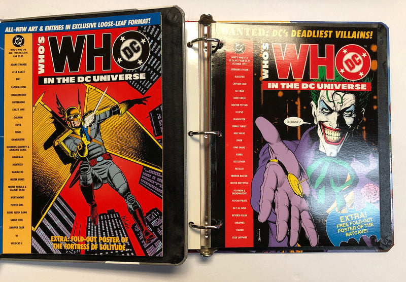 Dc Who’s Who In the Universe 2 Binders Vol. 1 - 16 (1990- 1992) Softcover (NM)