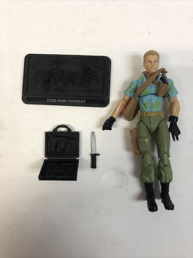 2009 GI Joe Assault On Cobra Island CHUCKLES v3 Complete Mint