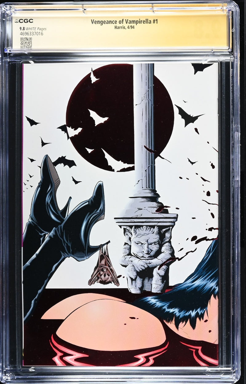 Vengeance Of Vampirella (1994) #1 (CGC 9.8 SS) Signed Joe Quesada • Ce