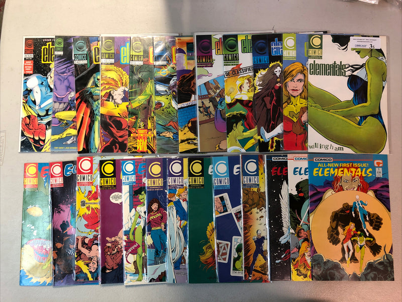 Elementals Lot (1984) #1-29 2nd series #1-26 + Specials VF/NM Near Complete Sets