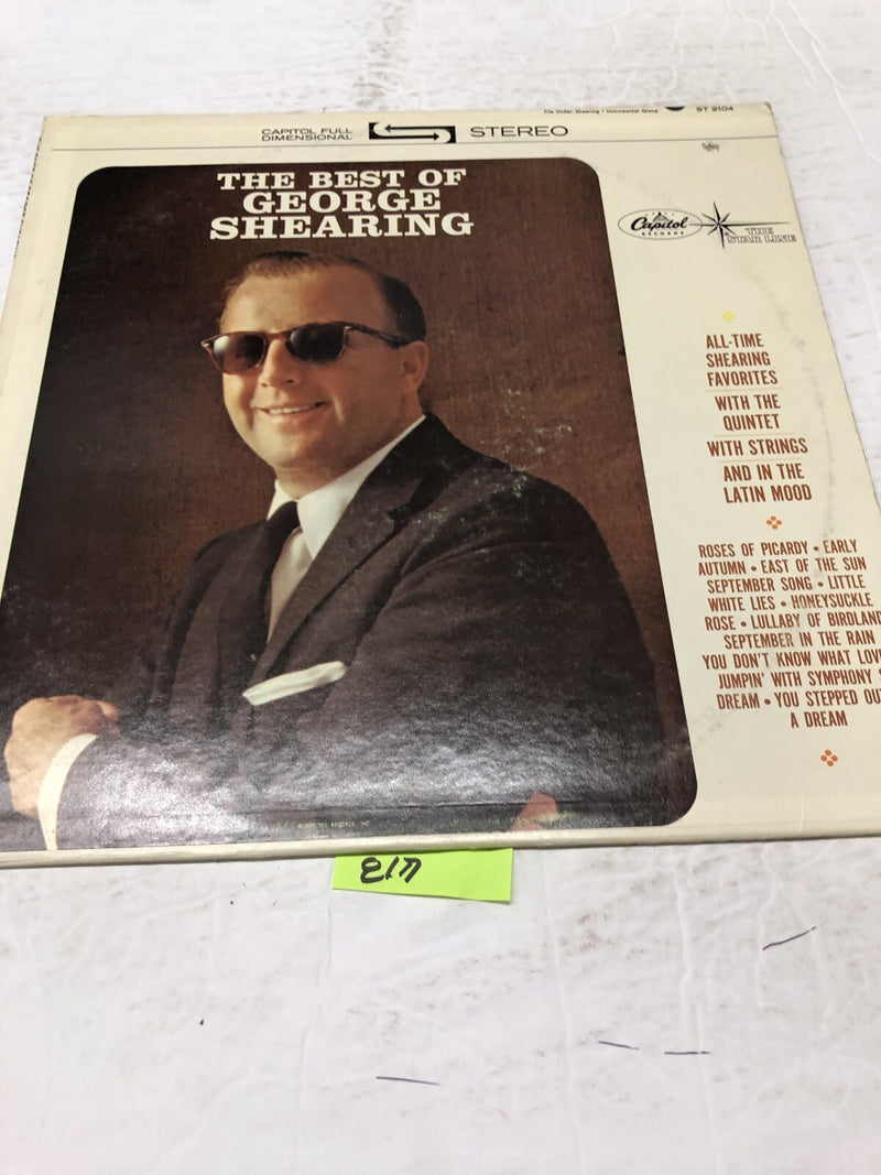 George Shearing The Best Of... Vinyl LP Album
