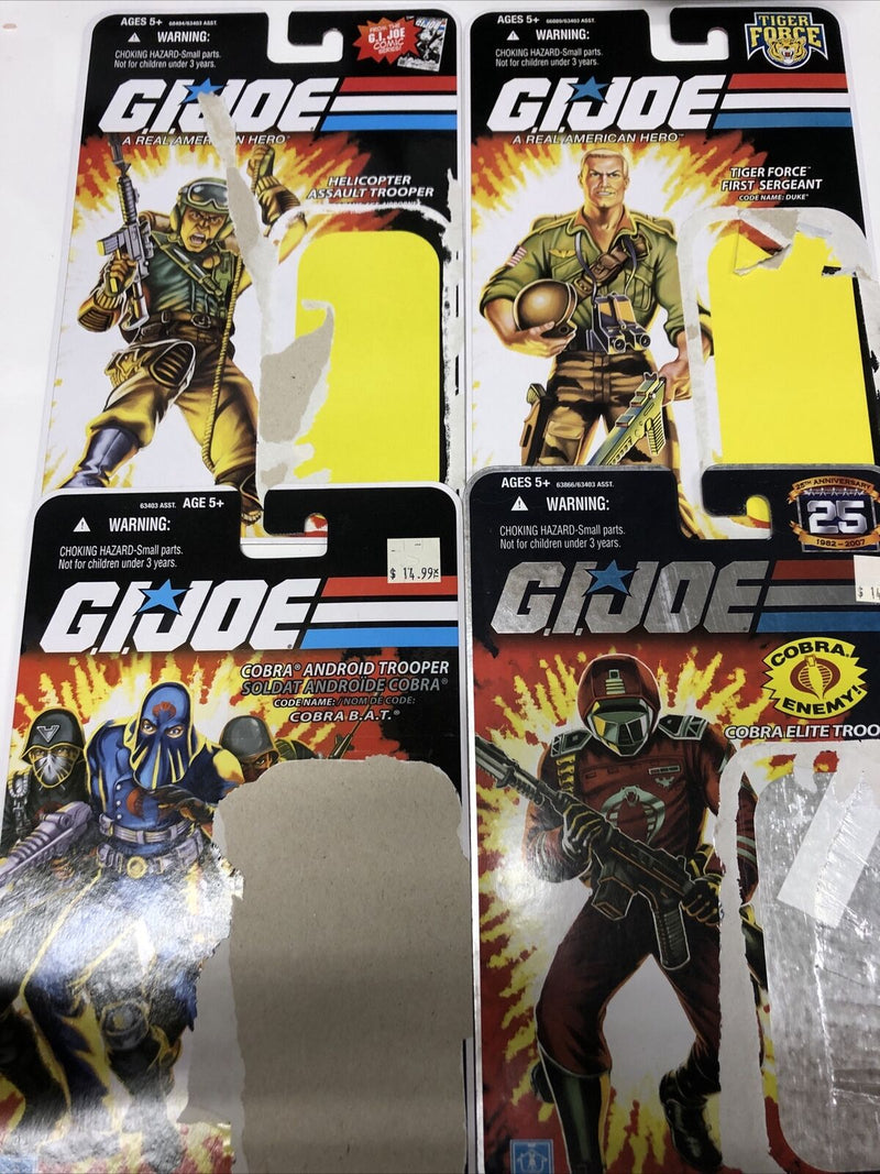 GI Joe (2008-2007) Dossier • Cards • Made In China • Various • Trooper• Sergeant