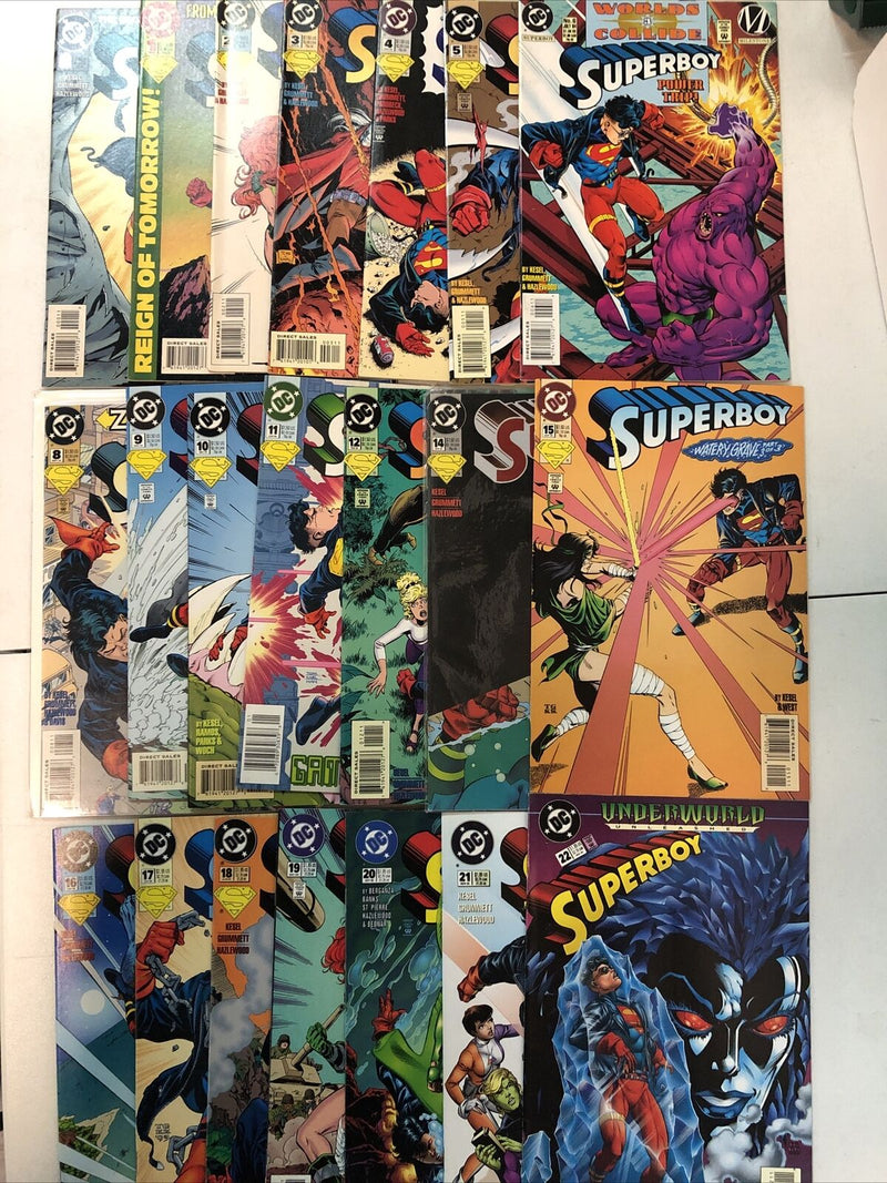 Superboy (1994) # 0-35 & Annual # 1-3 Missing # 7-13-32 (VF/NM) DC Comics