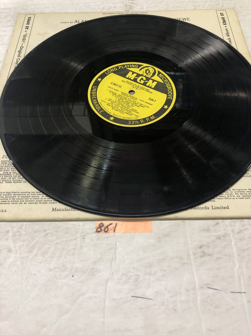 Gigi Motion Picture Soundtrack Album Vinyl LP Album