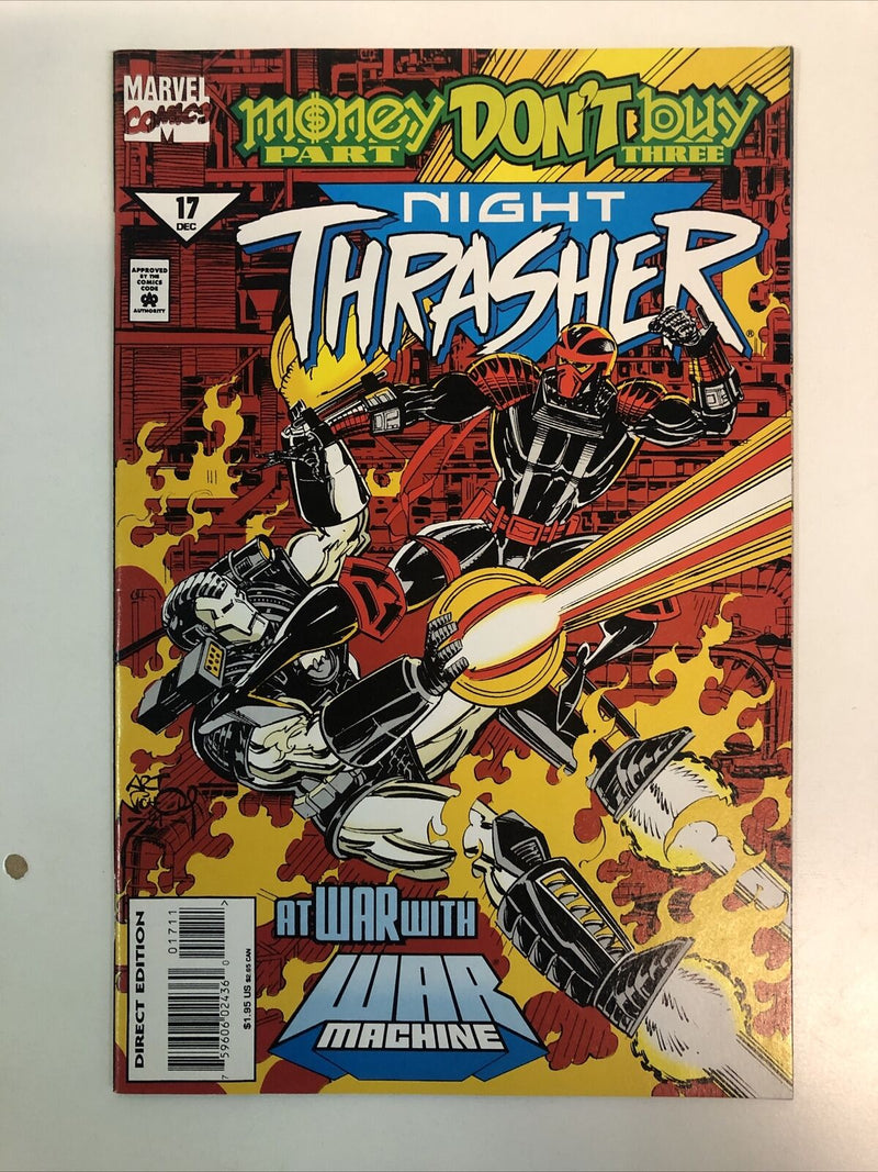 Night Thrasher (1993) Set # 1-21 & Four Control #1-4 (VF/NM) Missing # 11-12-18