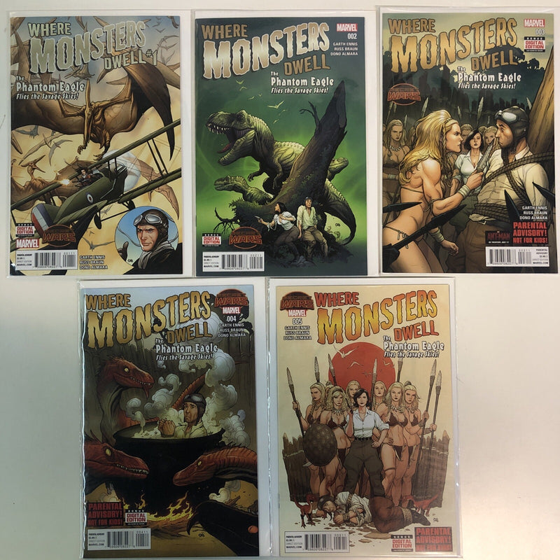 Where Monsters Dwell (2015) Complete Set