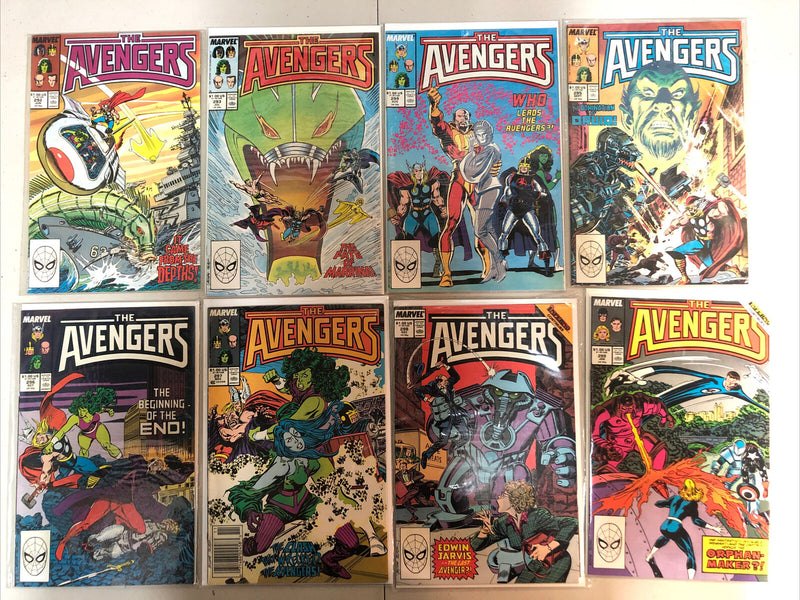 Avengers (1984) #251-300 Missing 281 Annual #14-17 (VF/NM) (257 VF) Set Lot Run