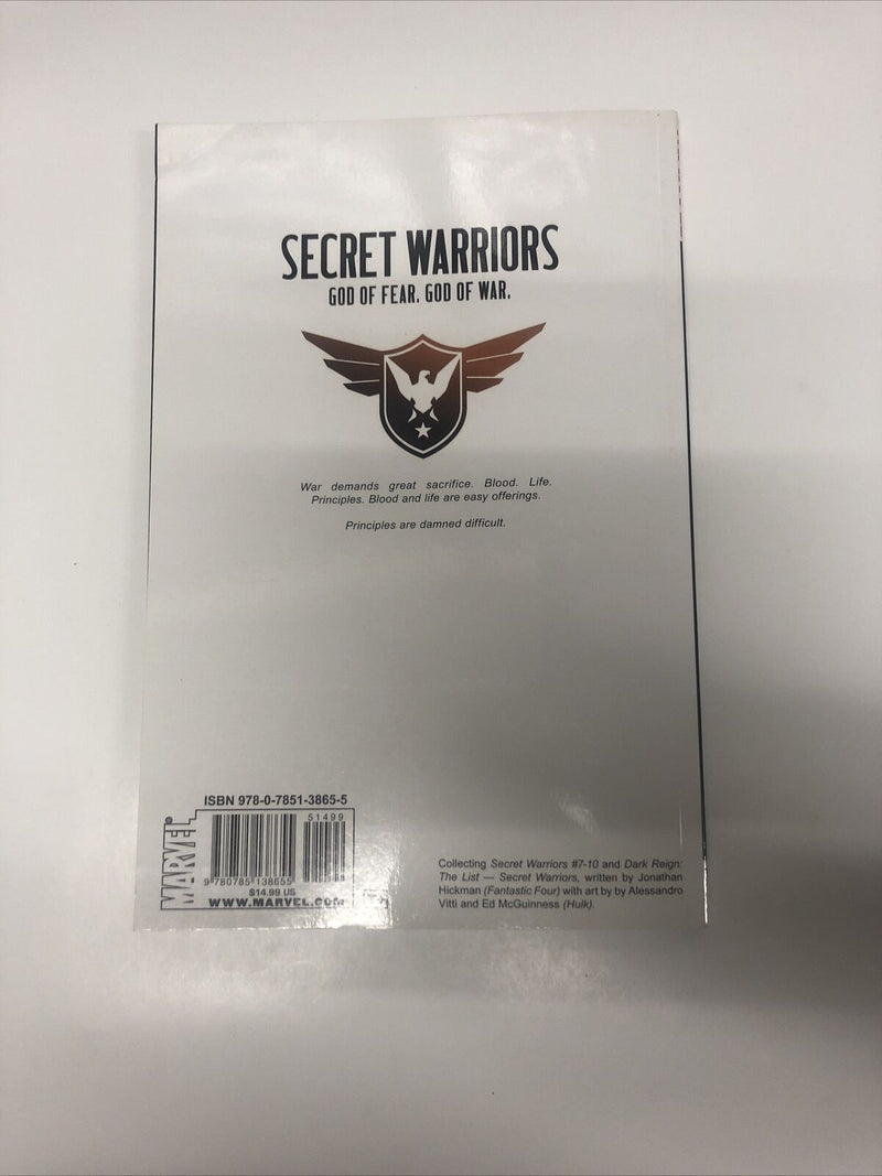 God Of Fear God Of War Secret Warriors (2010) TPB  Vol