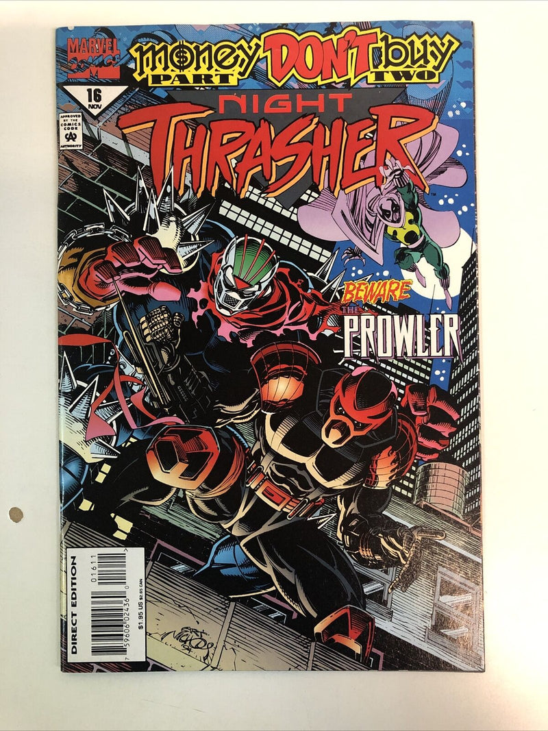 Night Thrasher (1993) Set # 1-21 & Four Control #1-4 (VF/NM) Missing # 11-12-18