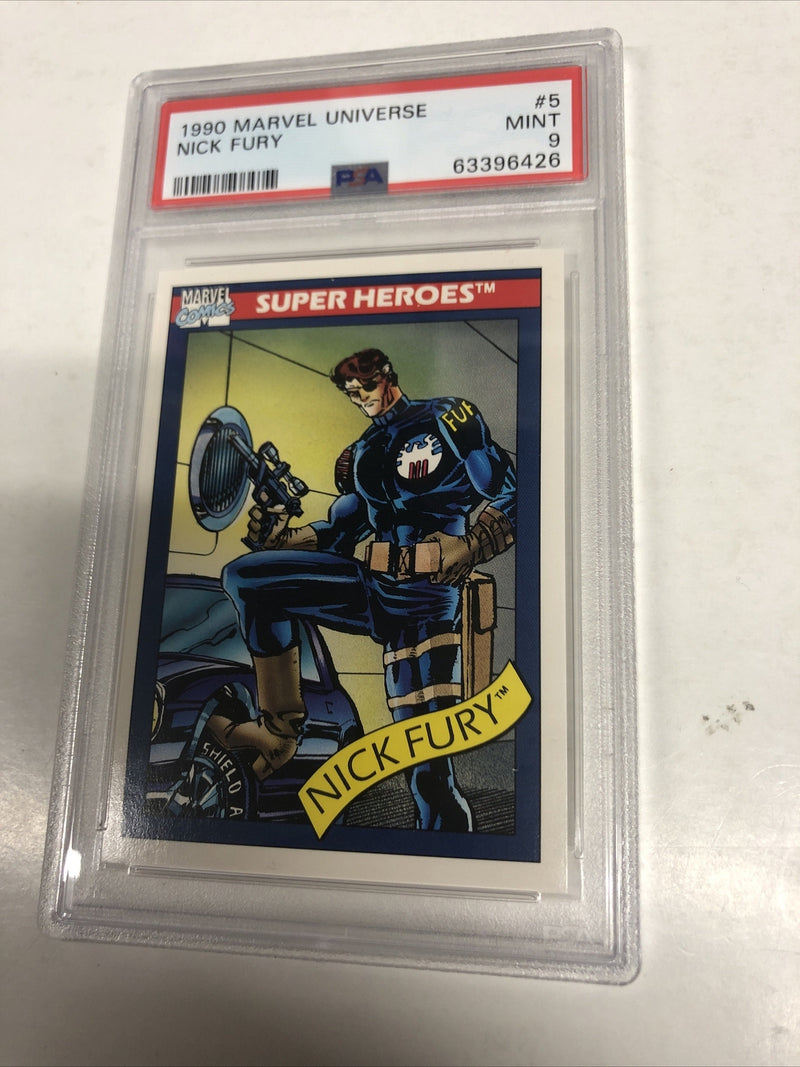 1990 Marvel Universe Super Heroes Nick Fury