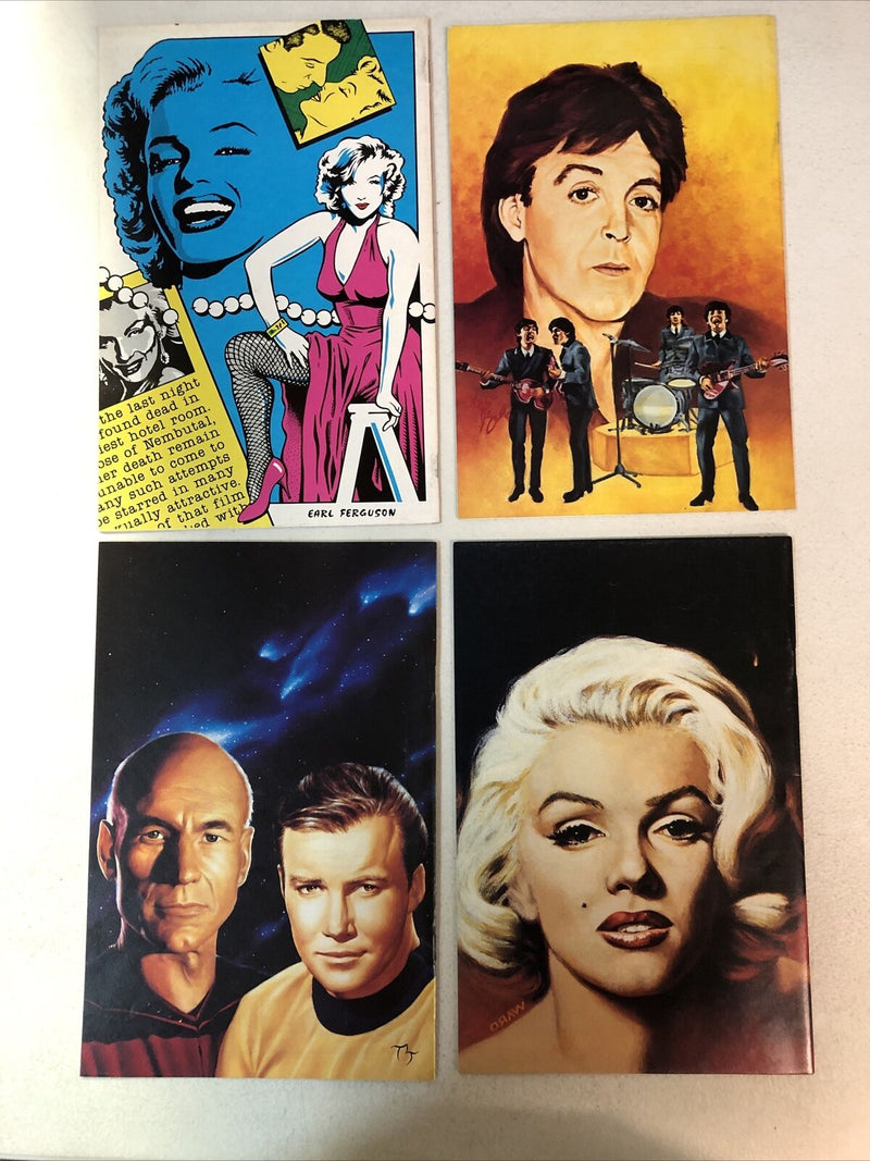 Personality Conspiracy Comics (1991) 4 Books (FN/FN+) Set Marilyn Monroe Madonna